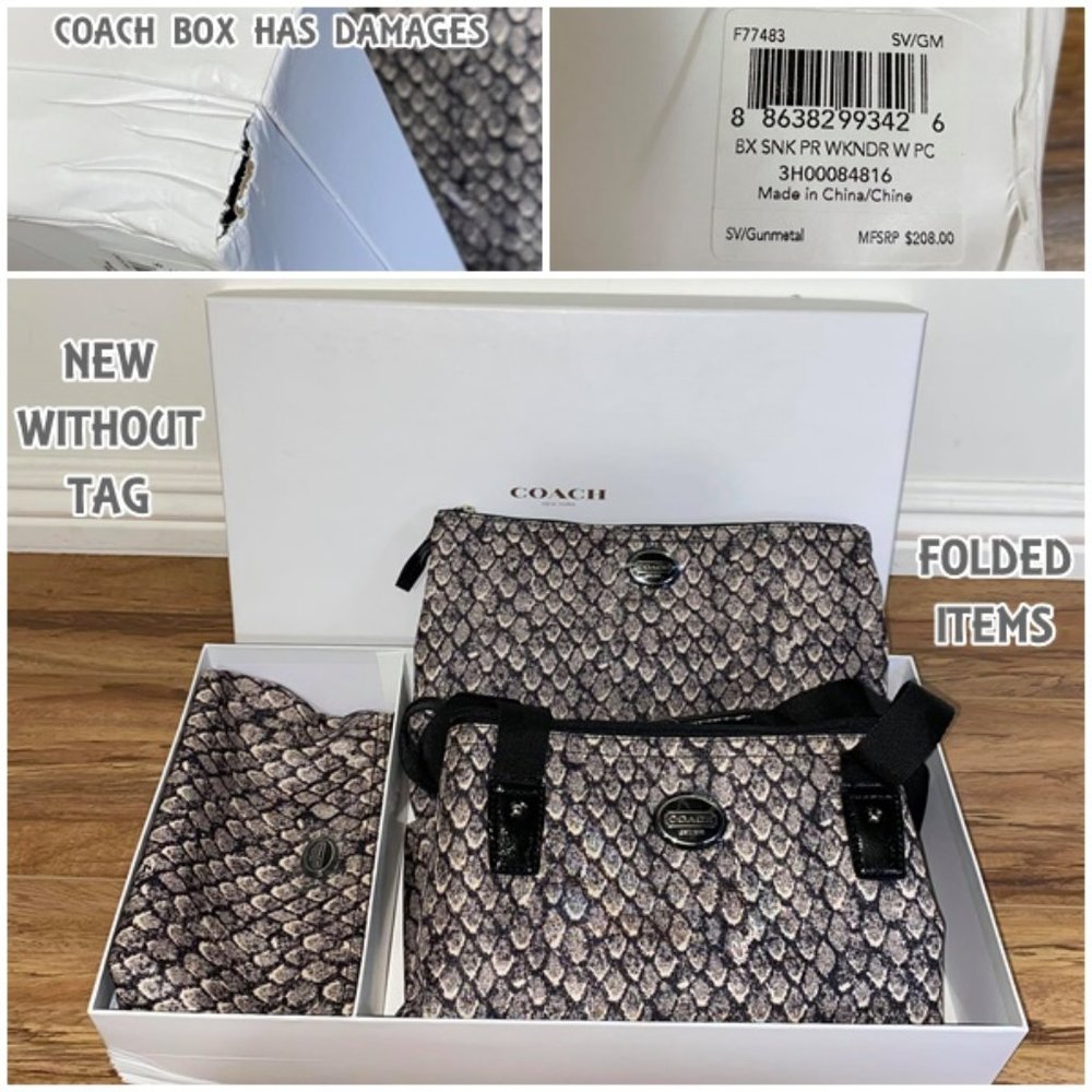 🖤Coach Nylon Bag, Snap Pouch & Cosmetic Pouch🖤 - Picture 11 of 16